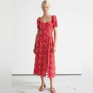 & other stories puff sleeve dress